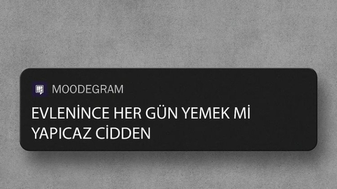 Evlenince hergün yemek yapacak mısınız?