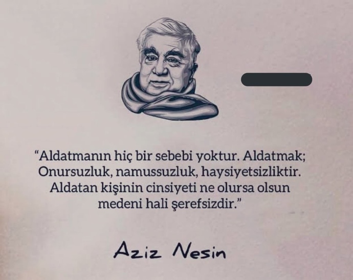 Aldatmanın sebebi sizce nedir?