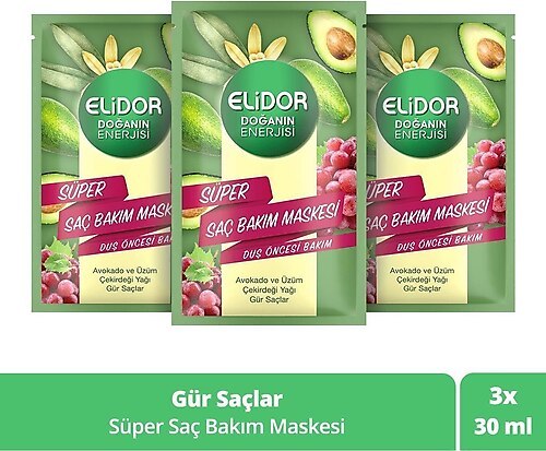 Elidor Doğanın Enerjisi Avokado Özlü Maske