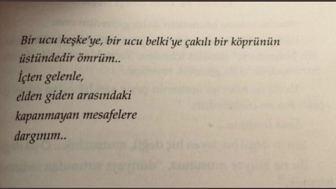 Bu satırlarda ne anlatılmak istenmiş?