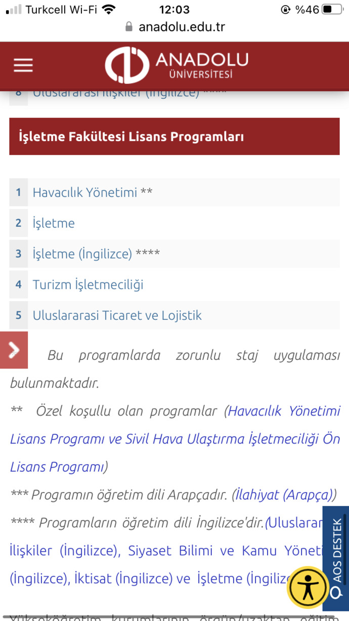 3. Üniversitemi okumak istiyorum açıktan sizce hangi bölümü tercih edeyim?
