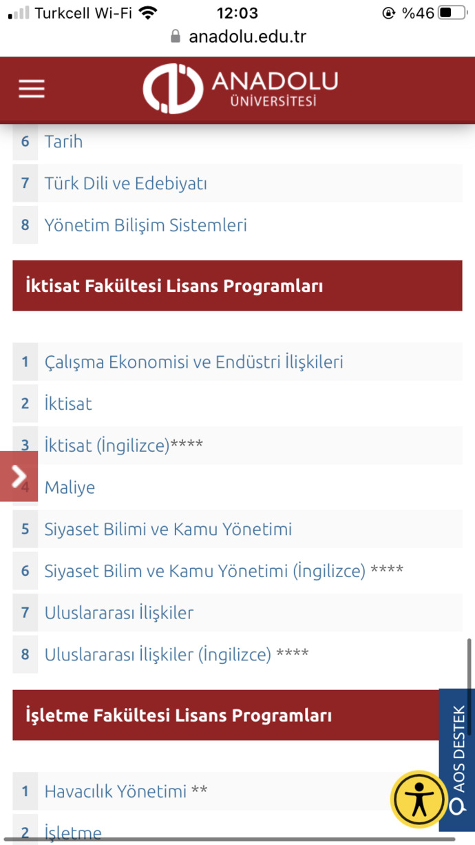 3. Üniversitemi okumak istiyorum açıktan sizce hangi bölümü tercih edeyim?