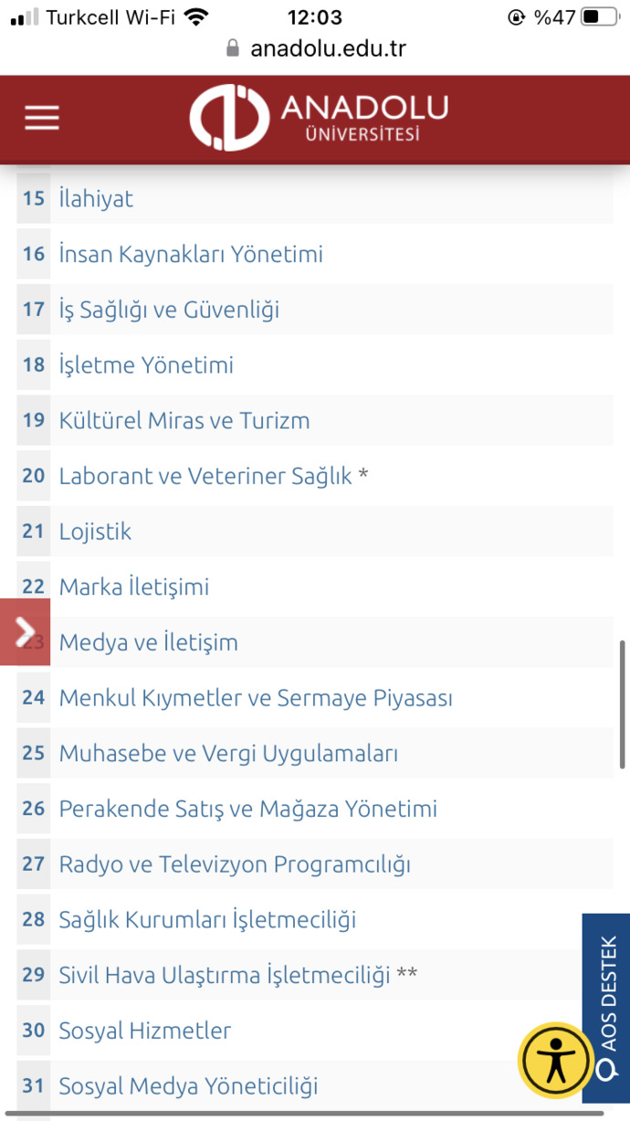 3. Üniversitemi okumak istiyorum açıktan sizce hangi bölümü tercih edeyim?