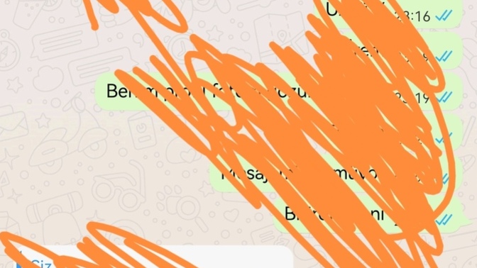 İPhone watsap teması mi bu?