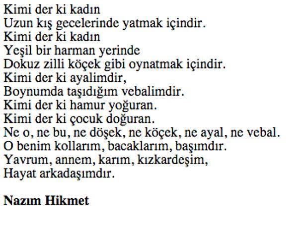 Kadın nedir? Diye sorsam ne dersiniz?