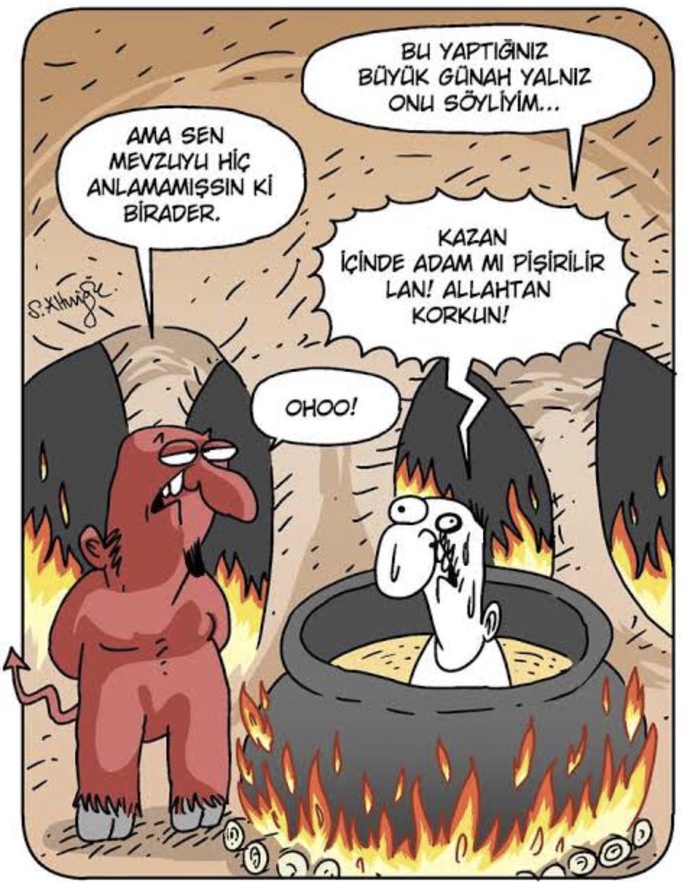 Cehennem denilince nedn herkesin aklına ateş geliyor?