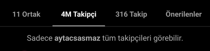 Instagram takipçiler nasıl gizlenir?
