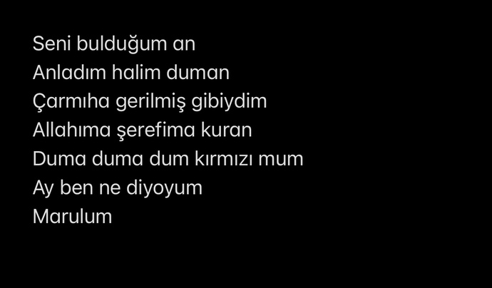 Yazdığım akrostişe 10 üzerinden kaç puan verirsiniz?