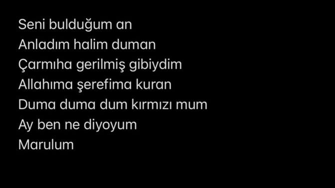 Yazdığım akrostişe 10 üzerinden kaç puan verirsiniz?