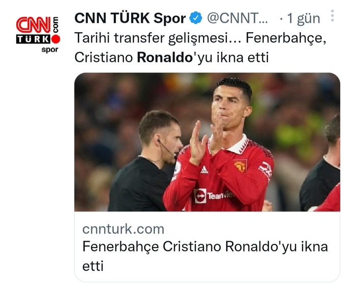 Ronaldonun Fenerbahçeyle anlaştığı iddiası sosyal medyayı salladı! Sizce yıldız futbolcunun bir sonraki durağı Türkiye olur mu?