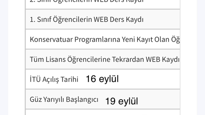Üniversite okul açılışı ile yarıyıl başlangıcı arasındaki fark ne?