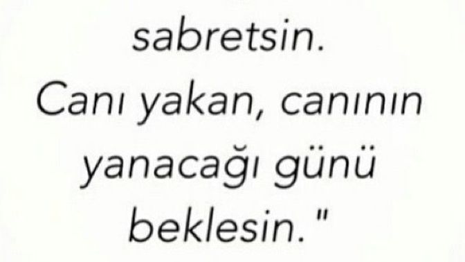 Canınızı yakanın, canını yakar mısınız?