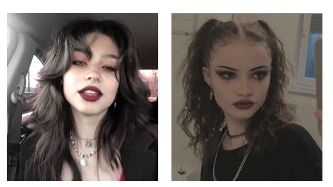 Gotik makyaj yapan kadınlar çok havalı görünmüyor mu?