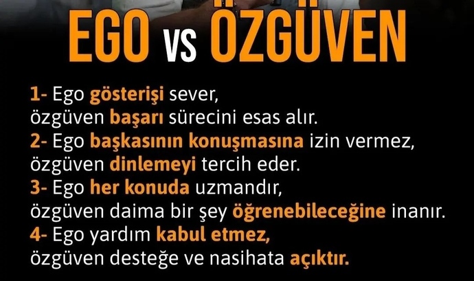 Ego mu? Özgüven mi? Siz hangi karakteri taşıyorsunuz 🤔 ?
