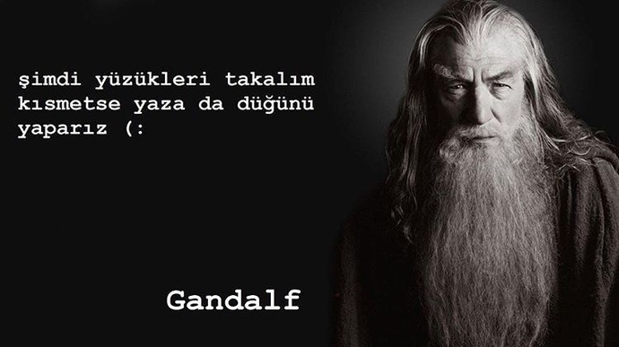 Yüzükler efendisi -Güç yüzükleri hakkında yorum yapar mısın?