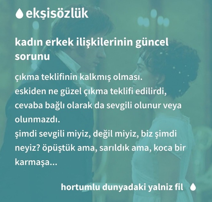 Günümüz ilişkilerinin temel sorunu ne sizce?
