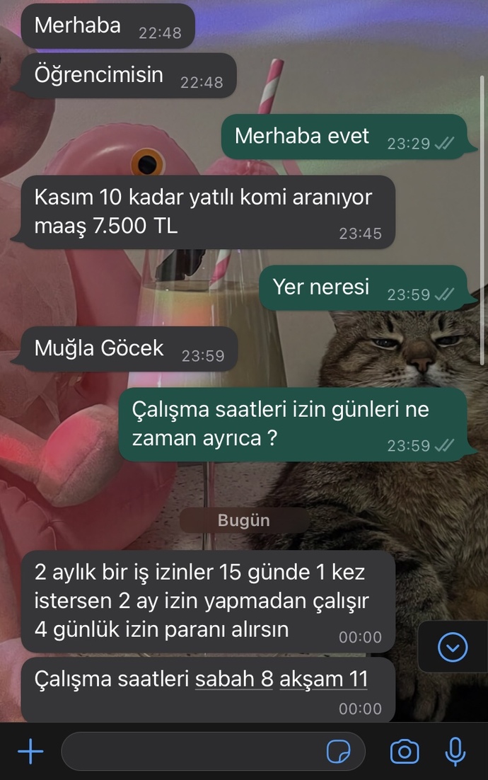 Günde 15 saat iş mi olur?