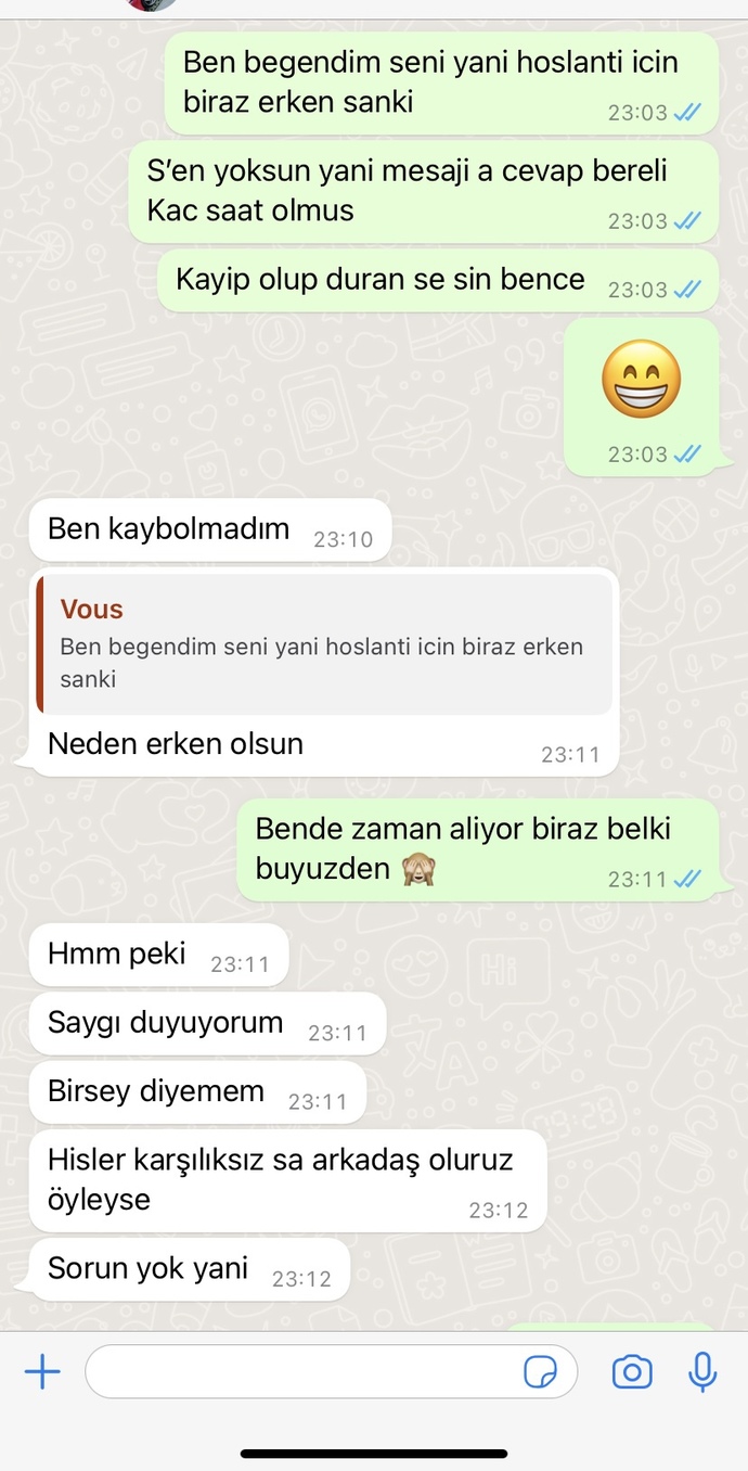 Arkadaslar erkekler Neden boyle davranir?
