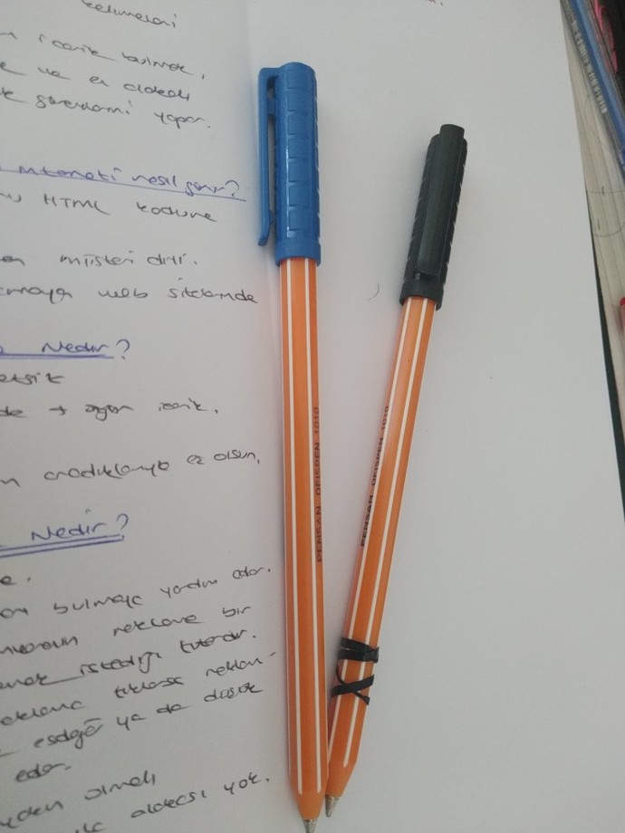 Şunlar en harika tükenmez kalemler değil mi?