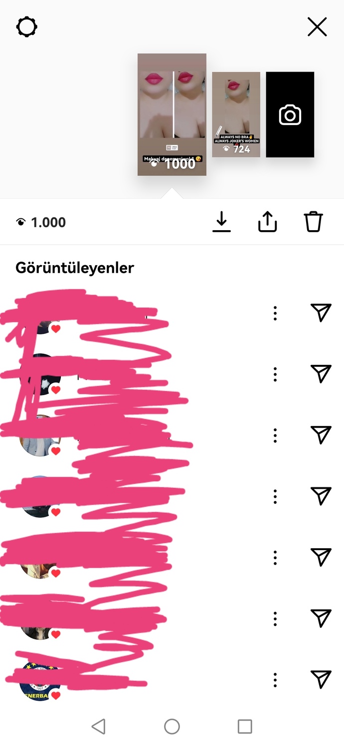 Maksimum story/durum görüntülemeniz kaçtı?