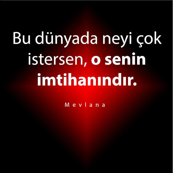 Benim ki imtihan...