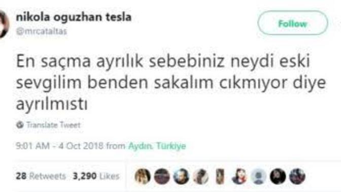 Duyduğunuz ya da yaşandığınız en garip ayrılık sebebi neydi?