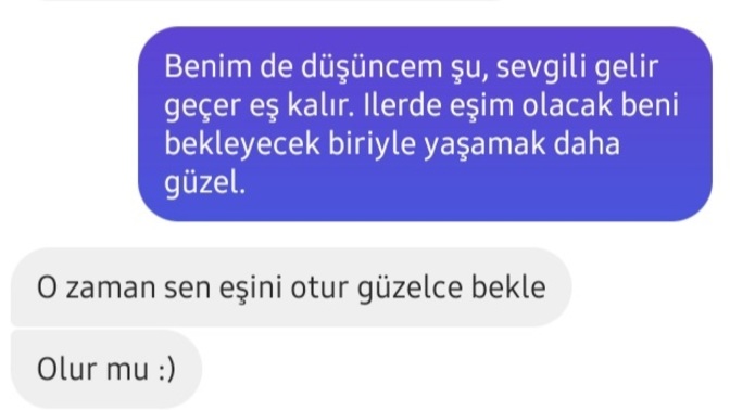 Evlenmeden yaşamak istemiyorum bunu, niye zorlarına gidiyor?