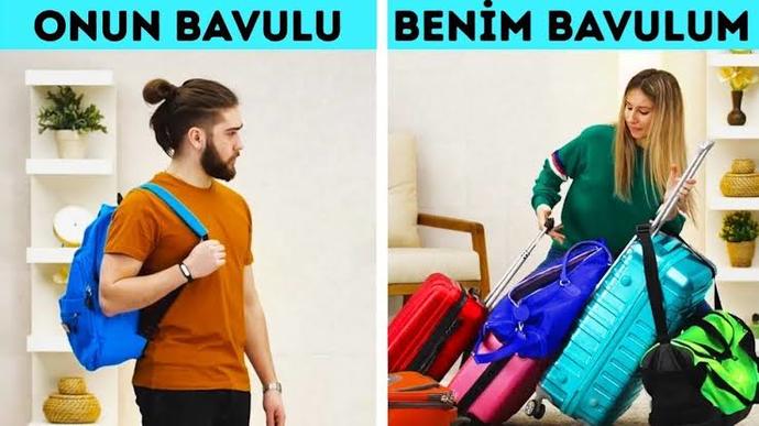 Üniversiteye giderken kaç valiz kullanıyorsunuz?
