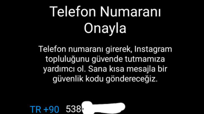 Instagram kod gelmiyor yardım?