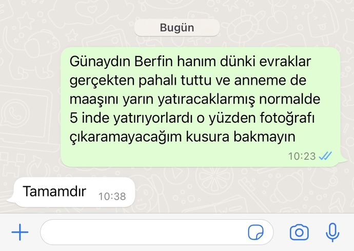 Yeni işe gireceğim evrakları 271 TL tuttu; fotoğrafı çıkaramadım bu mesajı attım. Sizce rezil olmuş muyumdur?