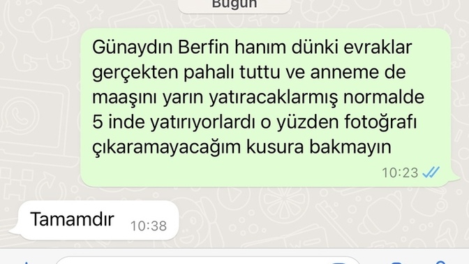 Yeni işe gireceğim evrakları 271 TL tuttu; fotoğrafı çıkaramadım bu mesajı attım. Sizce rezil olmuş muyumdur?