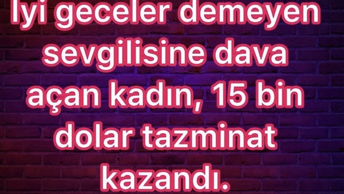 Sevgiliye “iyi geceler” demeden uyur musun?