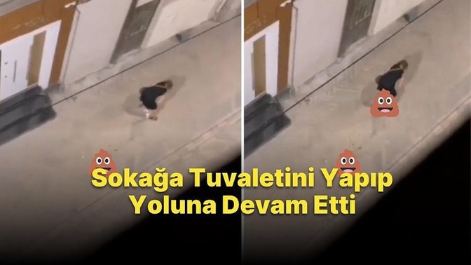 Sokakta yürürken ayakta tuvaletini yapan kadın altını silip devam etti. Yorumlarınız nedir?