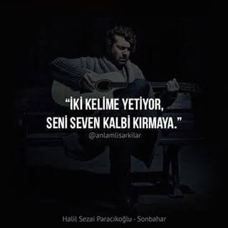 En efkarlısından bir şarkı paylaşır mısınız?
