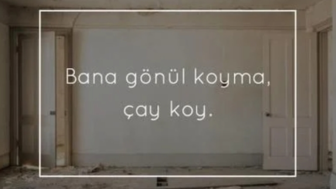 Çay koyaniniz var mı?