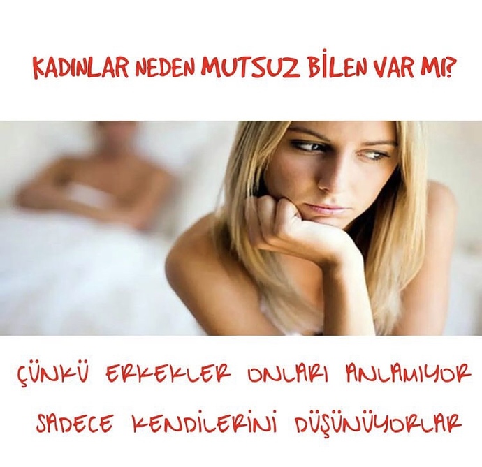 Kadınlar neden mutsuz, bilen var mı🙄?