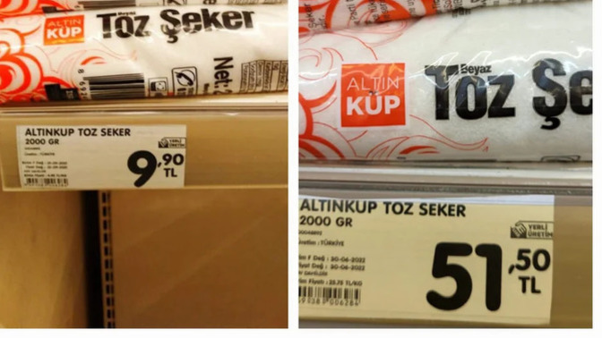 Son 1 yıl içerisinde şekere %420 zam gelmesi ve enflasyonun %80 çıkması nasıl bir matematiğin sonucu?