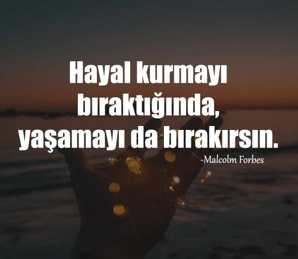 Var mı bir hayaliniz?
