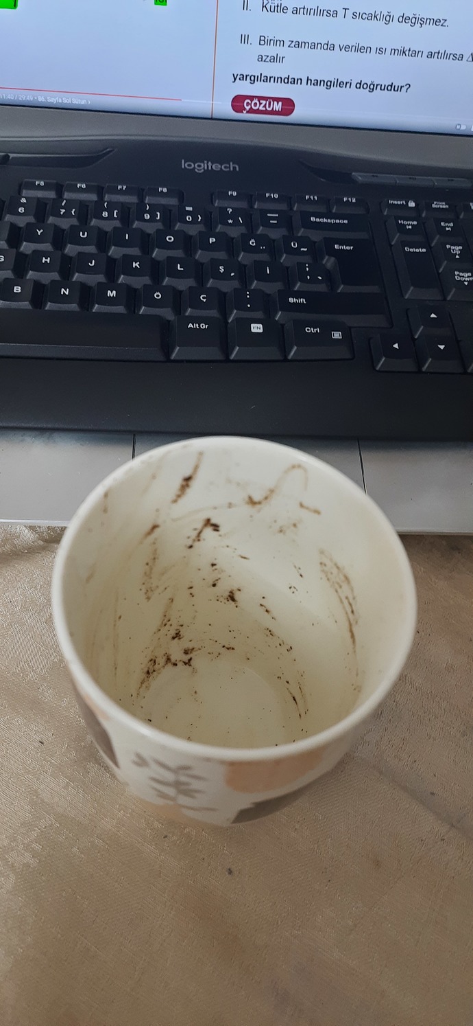 Kahvenin dibini yiyor musunuz?