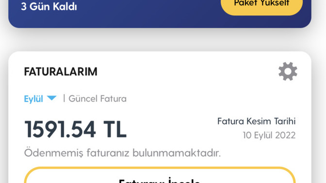 Güncel telefon faturanız ne kadar?