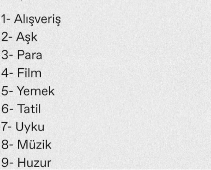 Bunlardan hangisine ihtiyacın var?