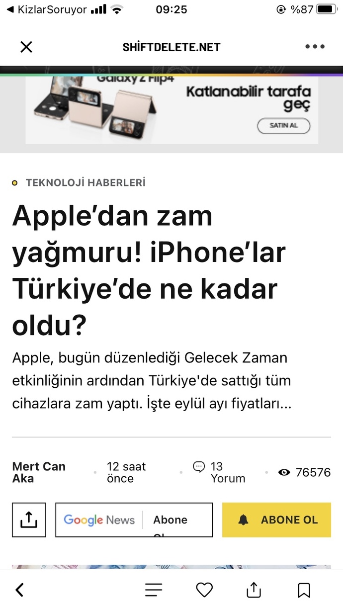 İPhone 14 çıktığına göre 13 ucuzlar mı?