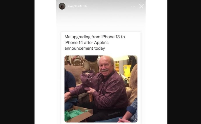 Apple'ın bugünkü duyurusu üzerine iPhone 13'ten iPhone 14'e model yükseltirken ben