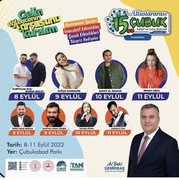 15. Uluslar arası Çubuk Turşu ve Kültür Festivaline Katılıyor Musun?