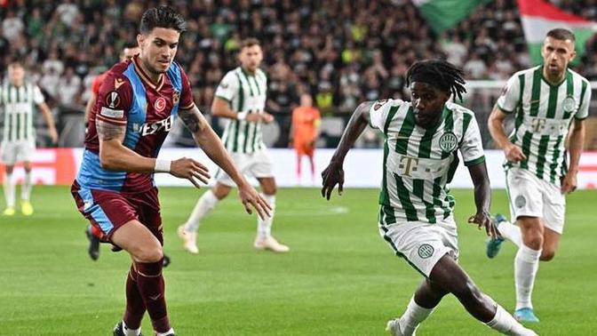 Ferencvaros 3 - Trabzonspor 2... Bordo mavililer 74 dakika 10 kişi oynayan rakibine yenildi! Maçı nasıl buldunuz?