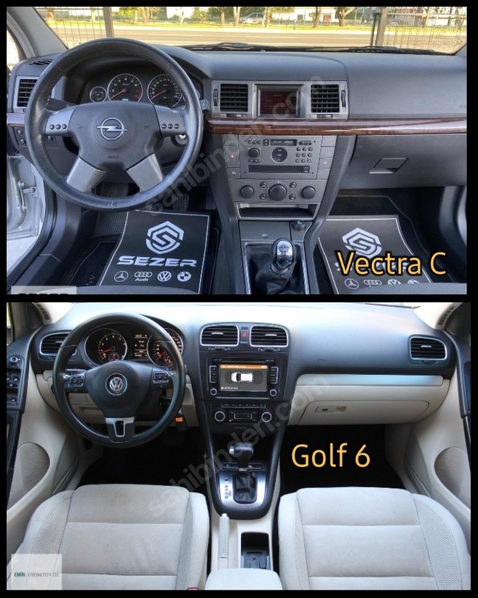 Opel Vectra C kasadan Volkswagen Golf 6 geçilir mi?