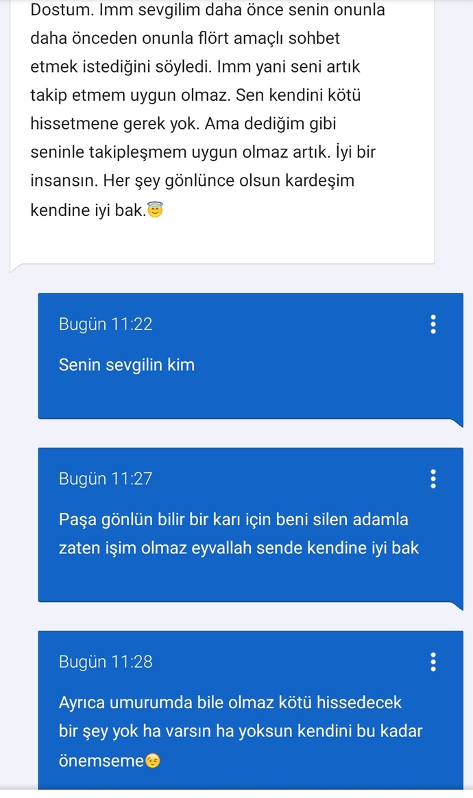 Sevgilisi için arkadaşı ile irtibatı kesen insana ne denir?