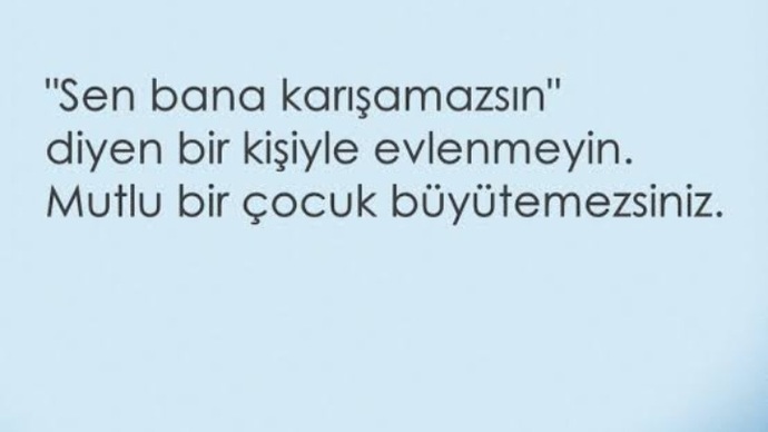 Kocasına sen bana karışamazsın diyecek kadınla evlenilir mi?🤔🙄🙃😄?