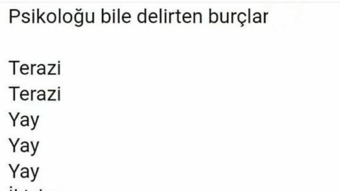 Bakin bakalım sizin burcunuz var mı 😂?