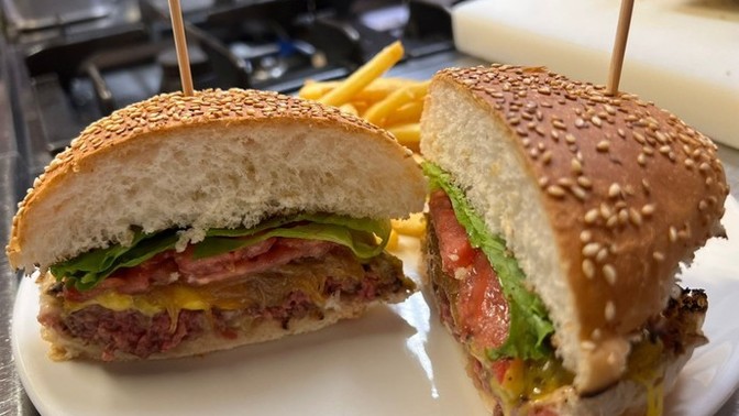 Hamburger yaptım, nasıl gözüküyor?